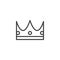 Crown, reward line icon