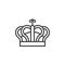 Crown, reward line icon