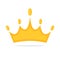 Crown simple vector icon