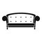 Crown sofa icon, simple style