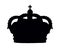 Crown symbol. Vector drawing icon