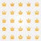 Crown yellow icons