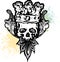 Crowned Wicked Skull