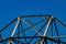 Crows on a steel electrical power tower