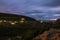 Croyde bay out to Lundy Island at night