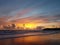 Croyde bay sunset in north devon