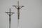 Crucified Jesus Christ, religious decorative object with shadow