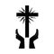 Crucifix christian or catholic icon image