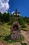 Crucifix in the mountains, South Tyrol.