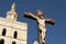 Crucifix at the Palace of the popes