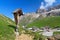 Crucifix in Pordoi pass