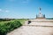 Crucifix on St. Benedict hill in Veszprem, Hungary