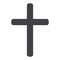 Crucifixion icon. Religion christian cross