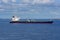 Crude oil tanker in Singapore strait