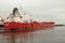 Crude oil tankers in the westport harbor in the port of Amsterdam in the Netherlands