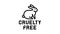 cruelty free line icon animation