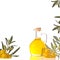 Cruet with extra olive oil