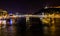 Cruise Boats Danube River Chain Bridge Budapest Hungary