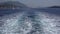 Cruise Ferry Sailing Sea Trip Boat Ship Wake, Foamy Waves Traveling to Beach 4K