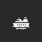 cruise icon. Filled cruise icon for website design and mobile, app development. cruise icon from filled summer holidays collection