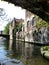 Cruise over the river of a city of Brugge