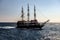 Cruise sail ship tourism travel Antalya Turkey