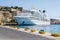 Cruise Seabourn Odyssey anchored in the harbour of Valletta