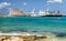 Cruise ship in Balos, Crete - Greece
