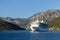Cruise ship in the Bay of Kotor, Montenegro