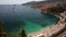 Cruise ship in the Bay of Villefranche Sur Mer, CÃ´te d`Azur, France