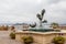 Cruise Ship Beyond Dolphin Fountain