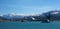 A cruise ship calling at the coastal port of seward