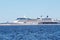 Cruise ship Celebrity Eclipse at a quay of the Maritime passenger port the Marine Facade, St.-Petersburg