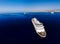 Cruise ship in coastal waters of Limassol. Cyprus