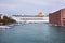 Cruise ship crosses the Giudecca Canal