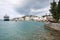 Cruise ship docked in Hamilton, Bermuda