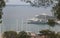 Cruise ship docked in Palma de mallorca view from Bellver hill
