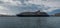 Cruise ship entering the port of Sete, on a summer morning, in Occitanie, France