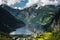 Cruise ship in Geiranger fjord, Norway