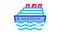 Cruise Ship Icon Animation