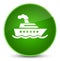 Cruise ship icon elegant green round button