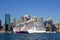 Cruise Ship Moored in Sydney Harbour