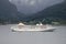 Cruise Ship mooring in Lofoten