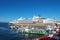Cruise Ship at Muelle Prat Pier - Valparaiso, Chile