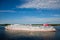 Cruise ship near the island of Kizhi in Lake Onega in Karelia, Russia