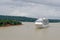 Cruise ship on Panama Canal