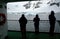 Cruise ship,  passengers photographing