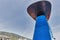 Cruise ship pipe against clear sky in Bastia, Corsica, France