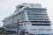 Cruise Ship in the Port of Kiel, the Capital City of Schleswig - Holstein