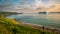 Cruise ship Roches Point Ireland harbor port Cork seascape clouds